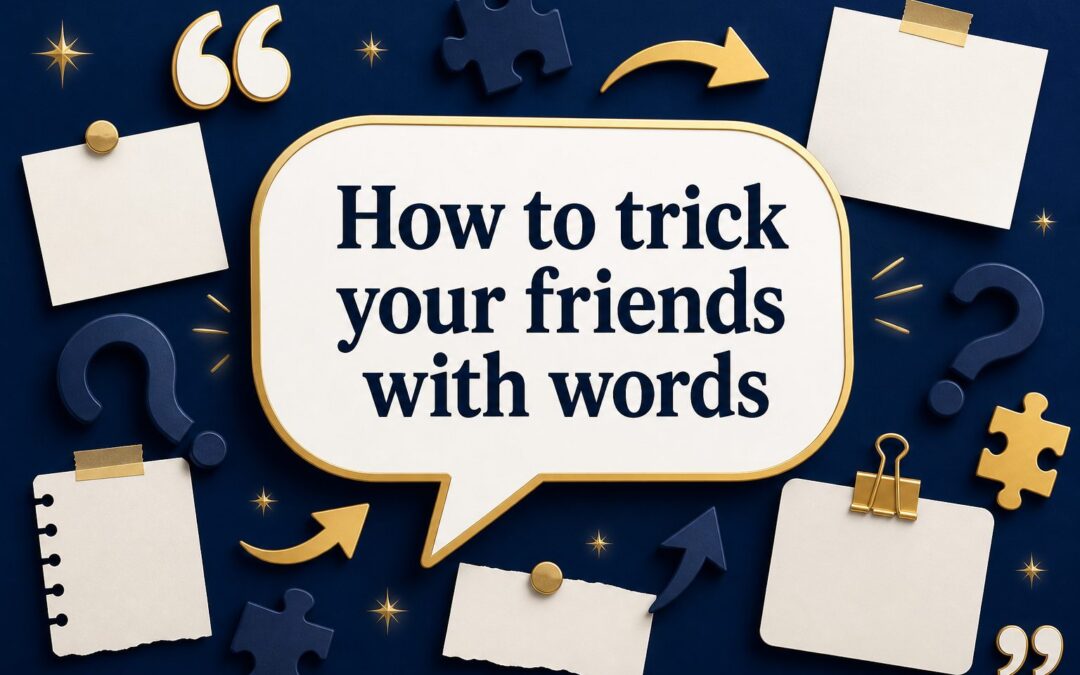 How to Trick Your Friends With Words: Clever Phrases and Wordplay